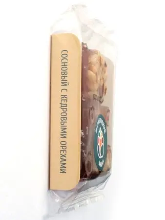 Мармелад сосновый МИШКА на пектине с кедровыми орешками